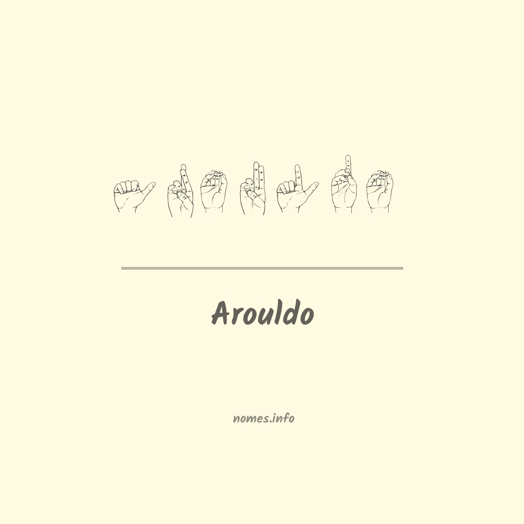 Arouldo em Libras