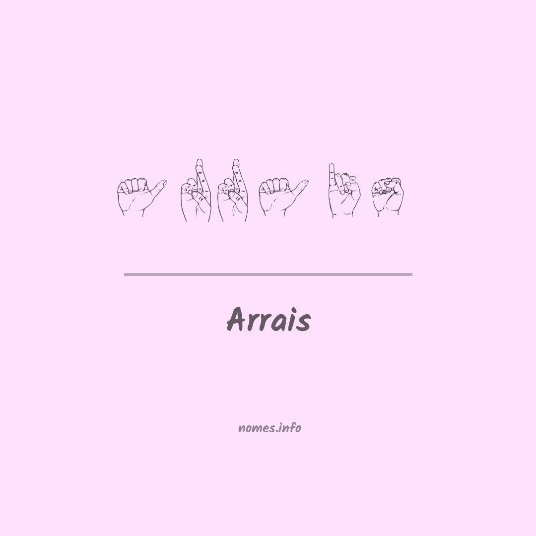 Arrais em Libras