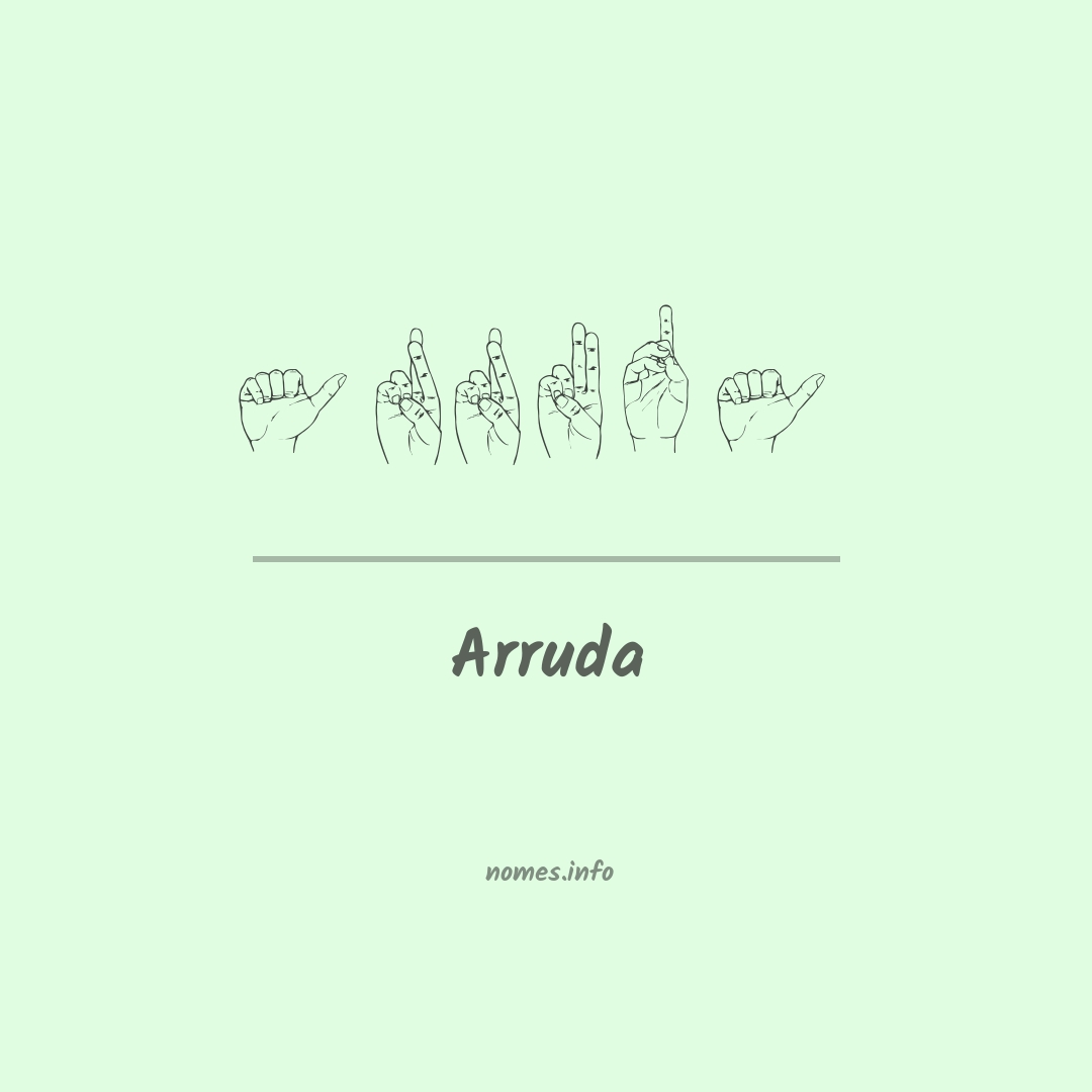 Arruda em Libras