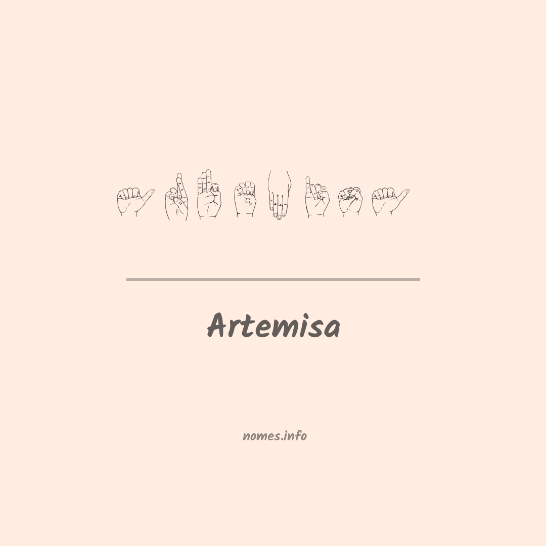 Artemisa em Libras