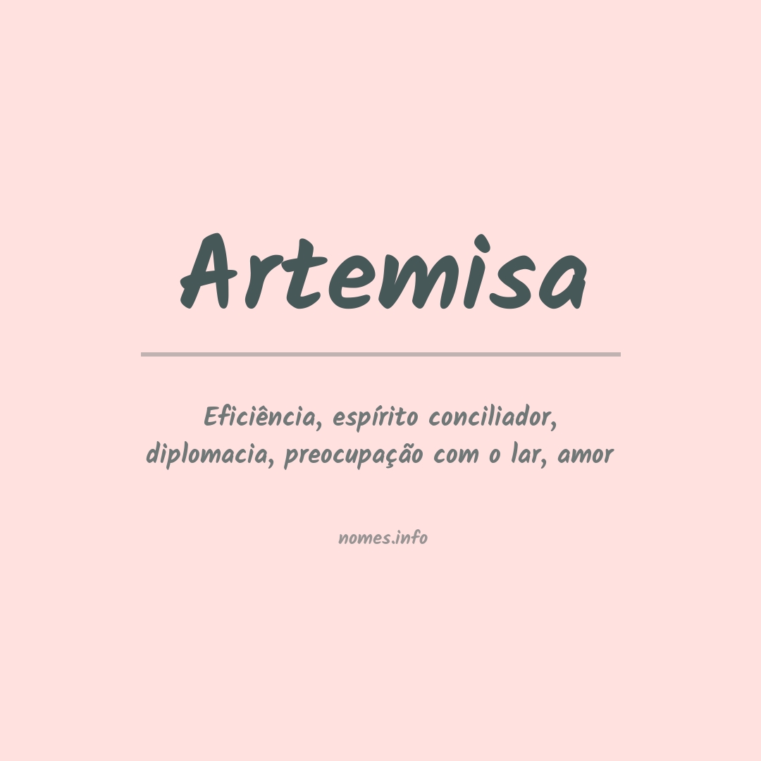 Significado do nome Artemisa