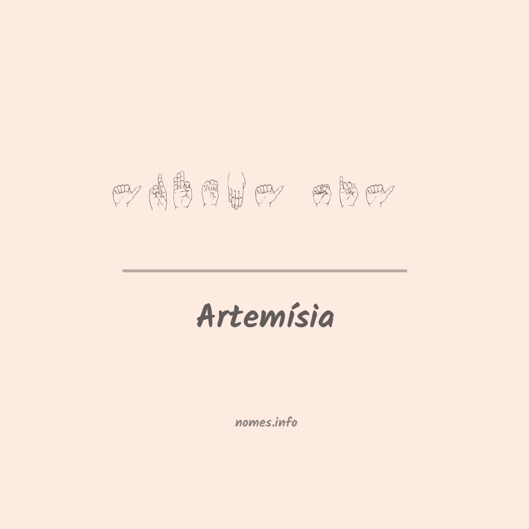 Artemísia em Libras