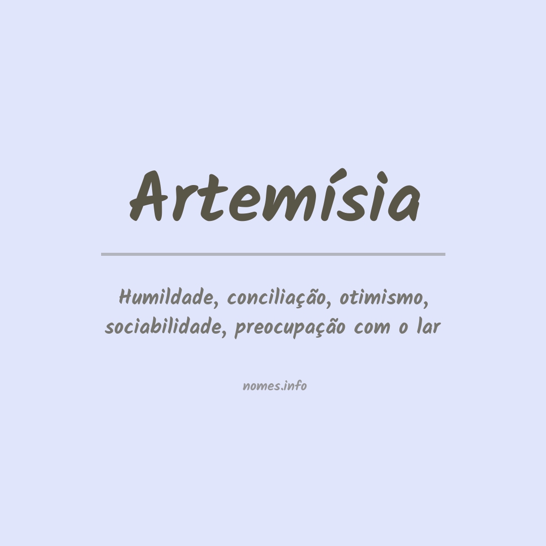 Significado do nome Artemísia