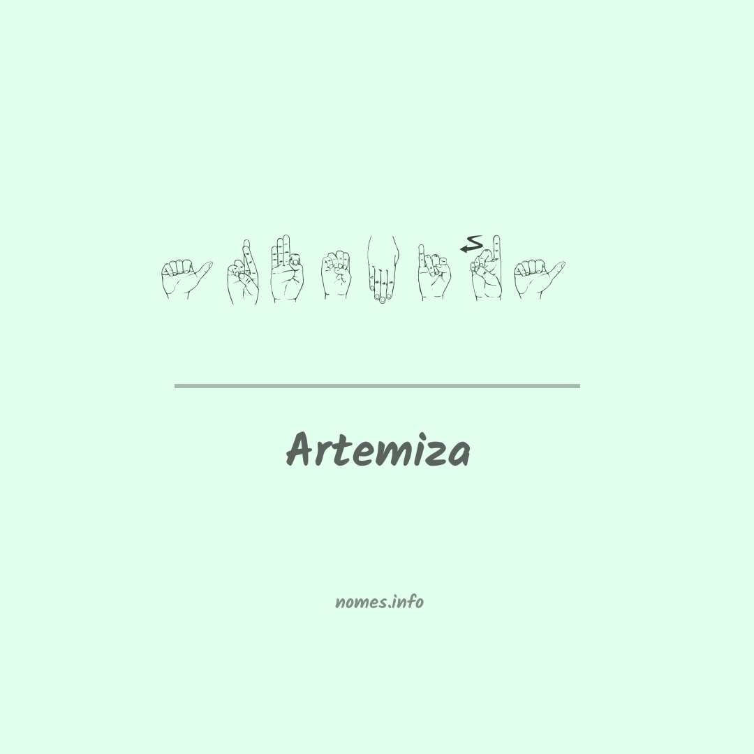 Artemiza em Libras