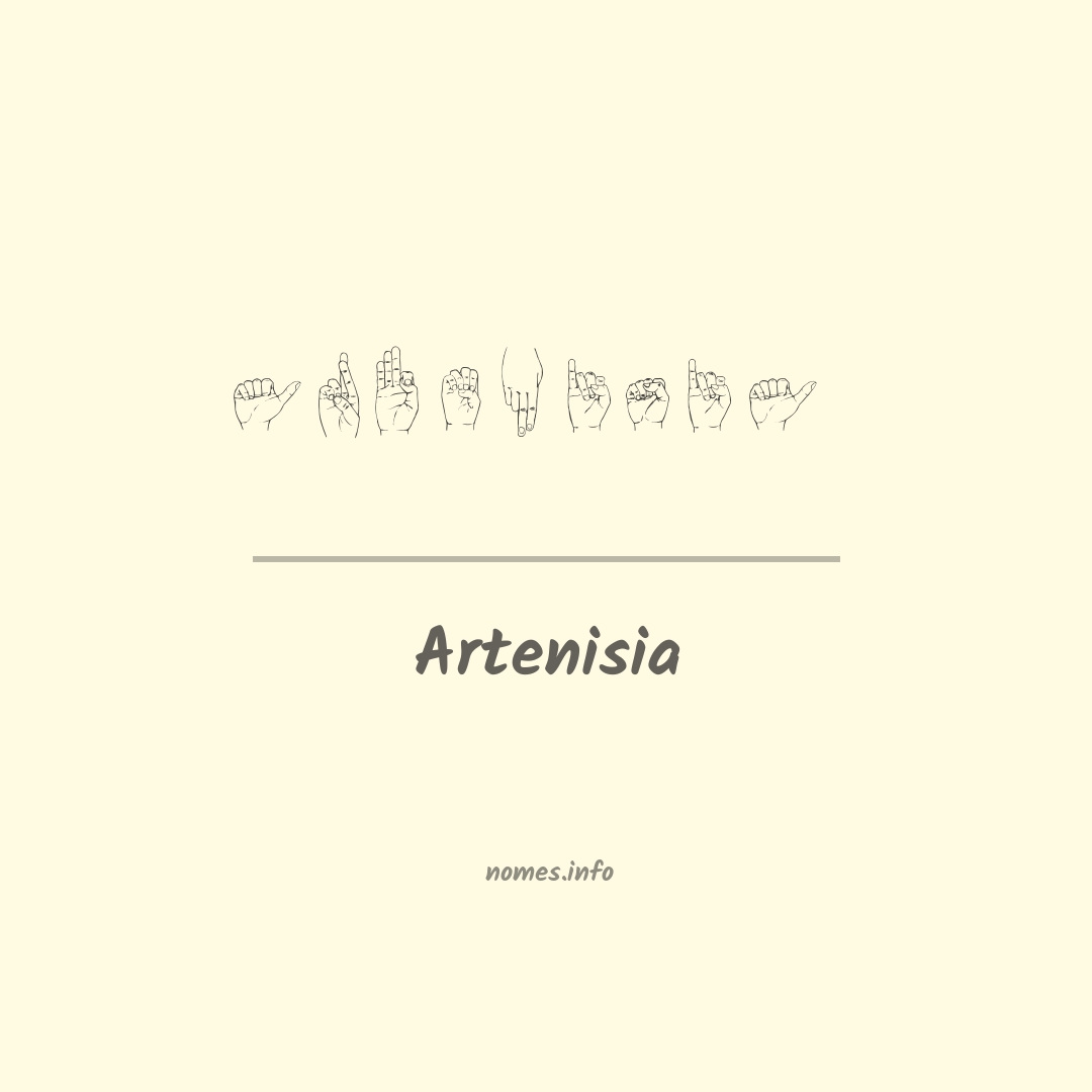 Artenisia em Libras
