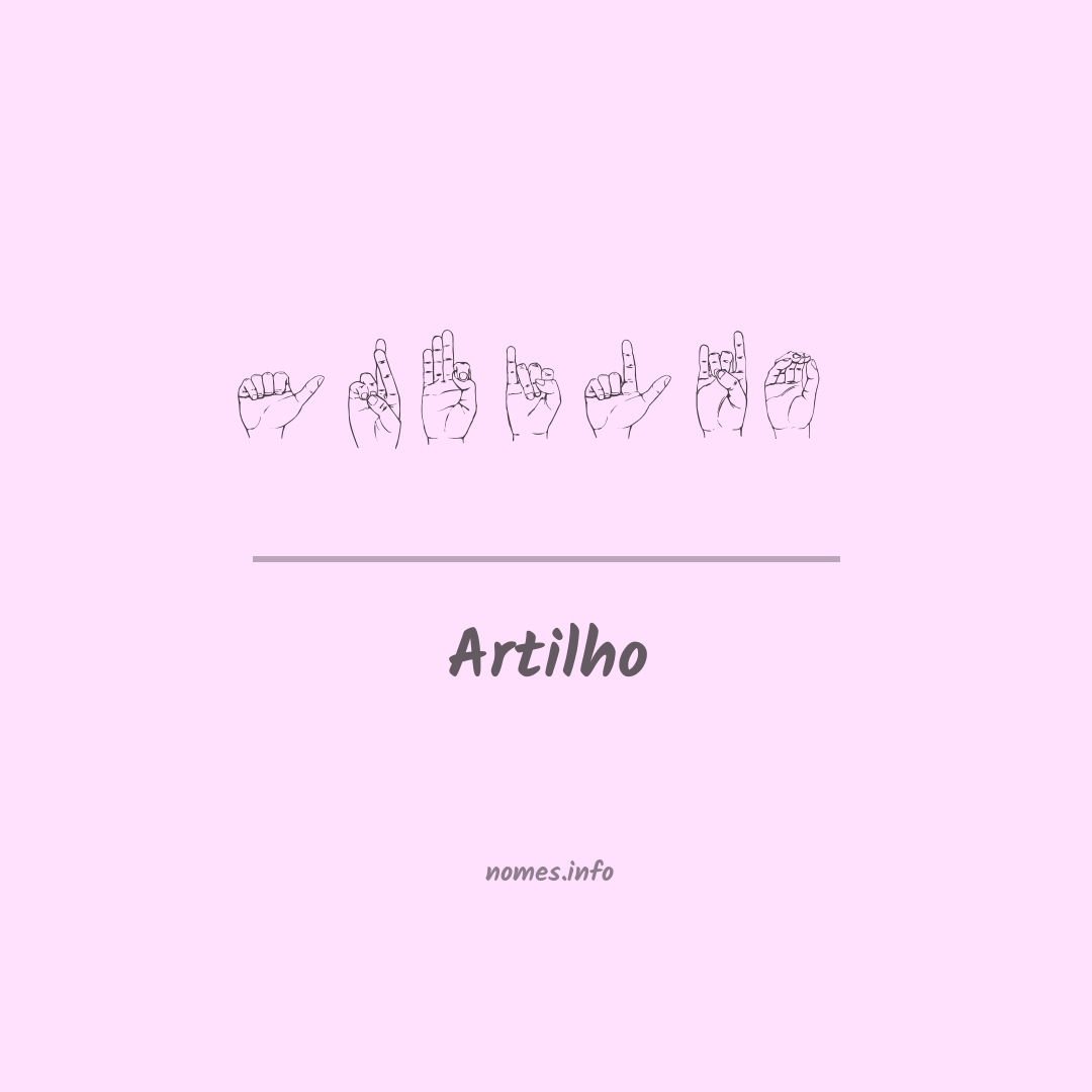 Artilho em Libras