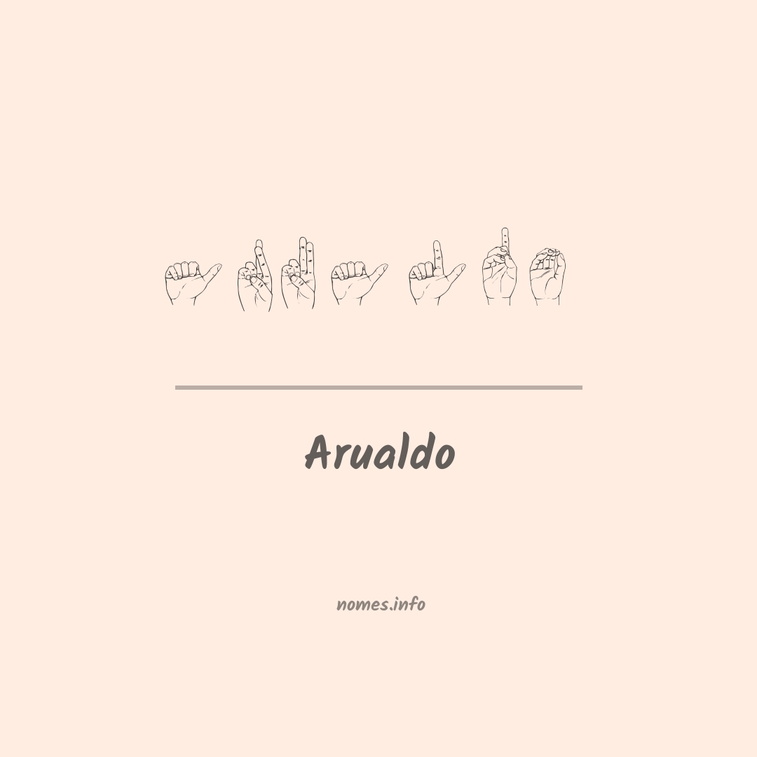 Arualdo em Libras