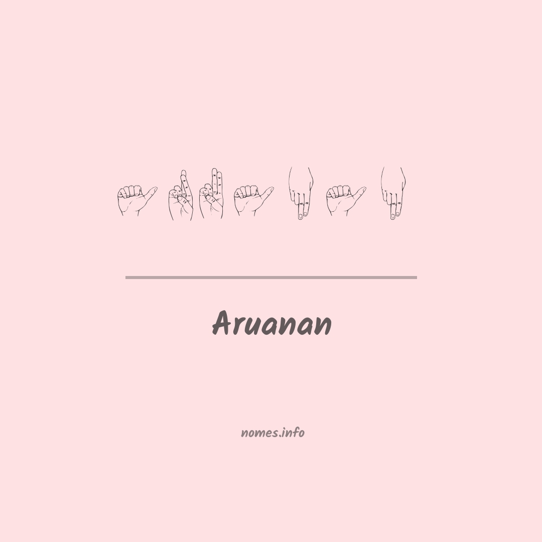 Aruanan em Libras