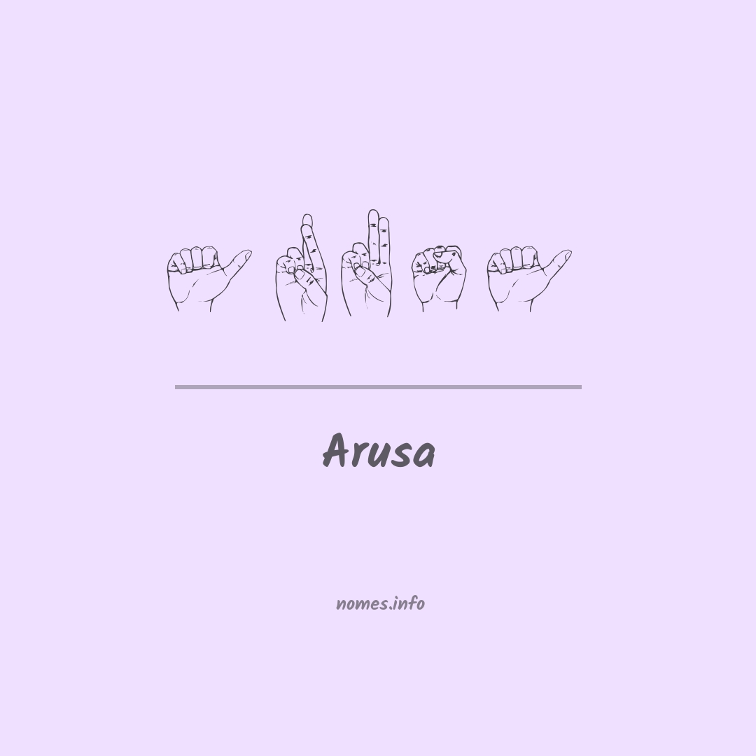 Arusa em Libras Arusa em Libras