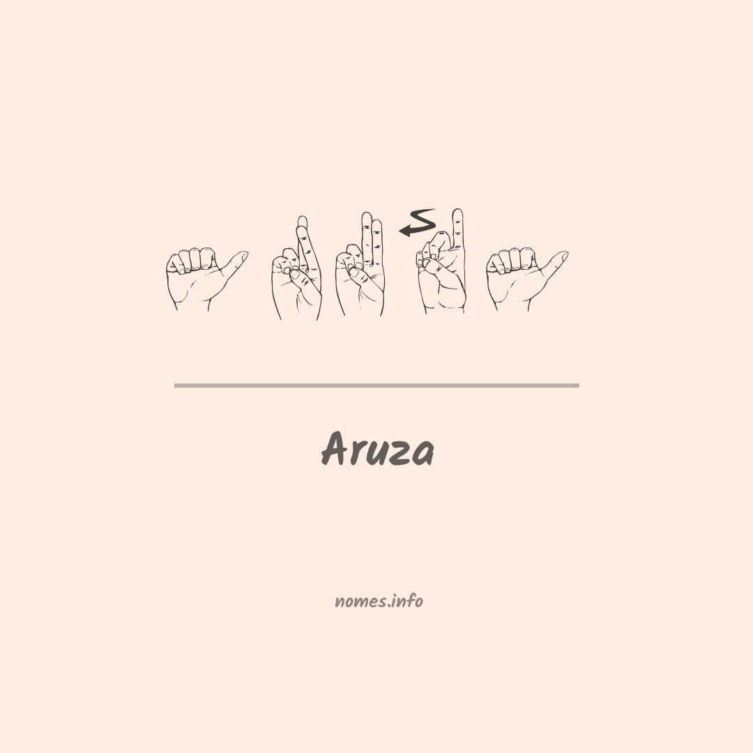 Aruza em Libras