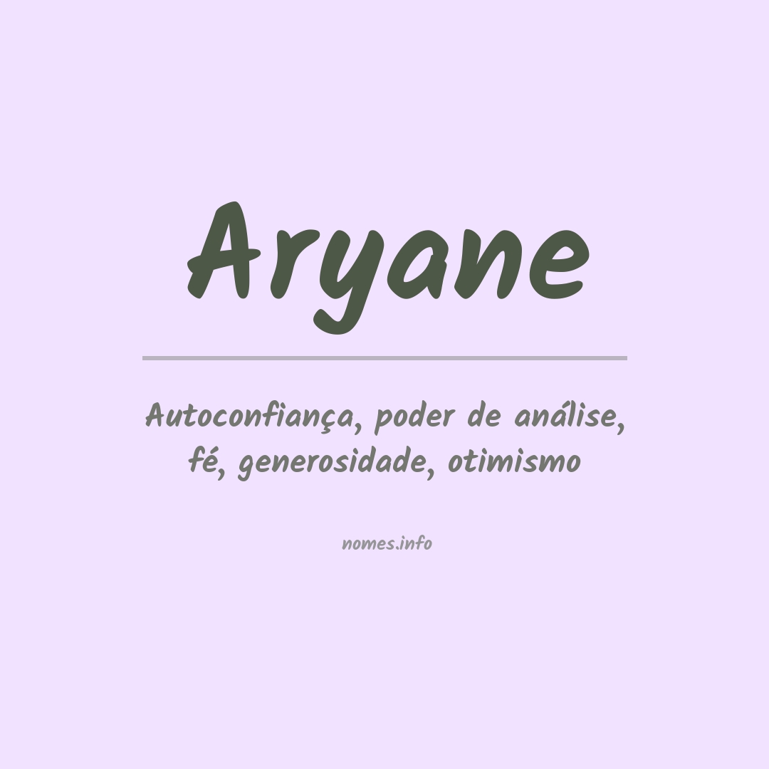 Significado do nome Arianne - Dicionário de Nomes Próprios