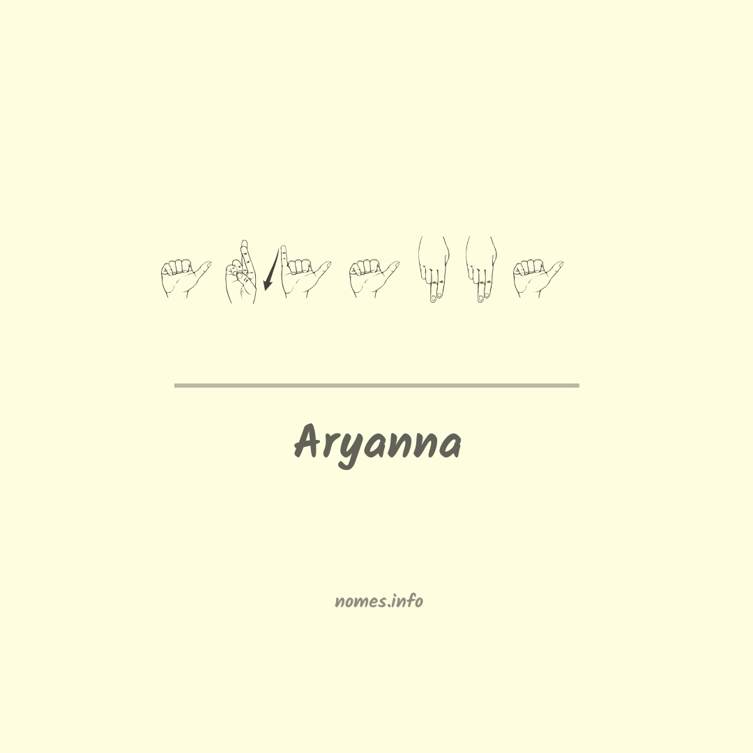Aryanna em Libras