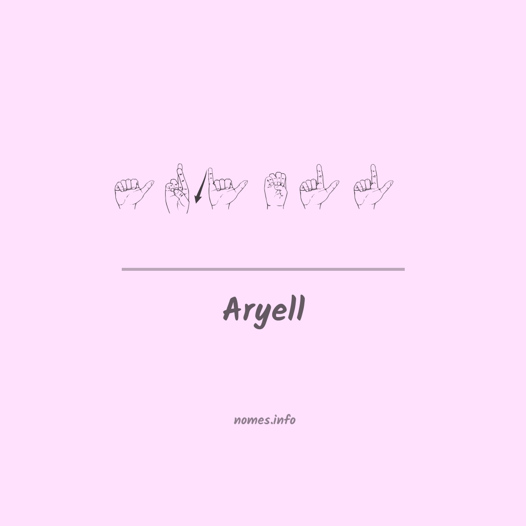 Aryell em Libras