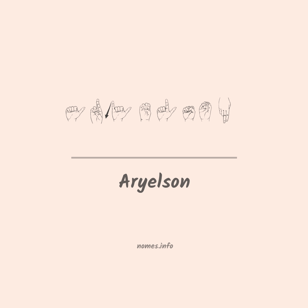 Aryelson em Libras