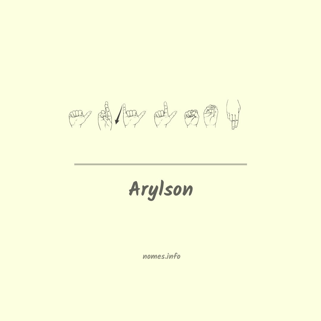 Arylson em Libras