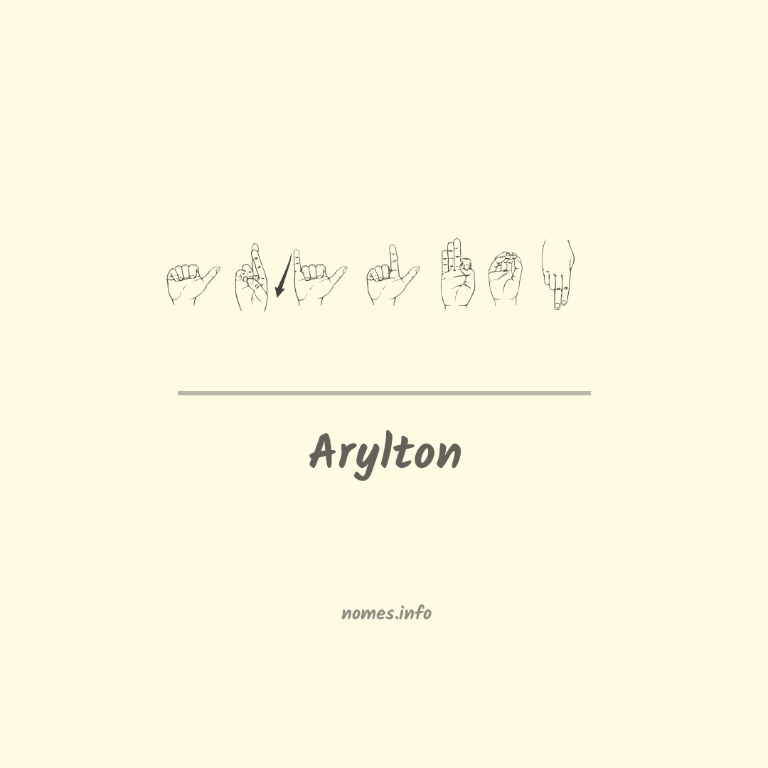 Arylton em Libras