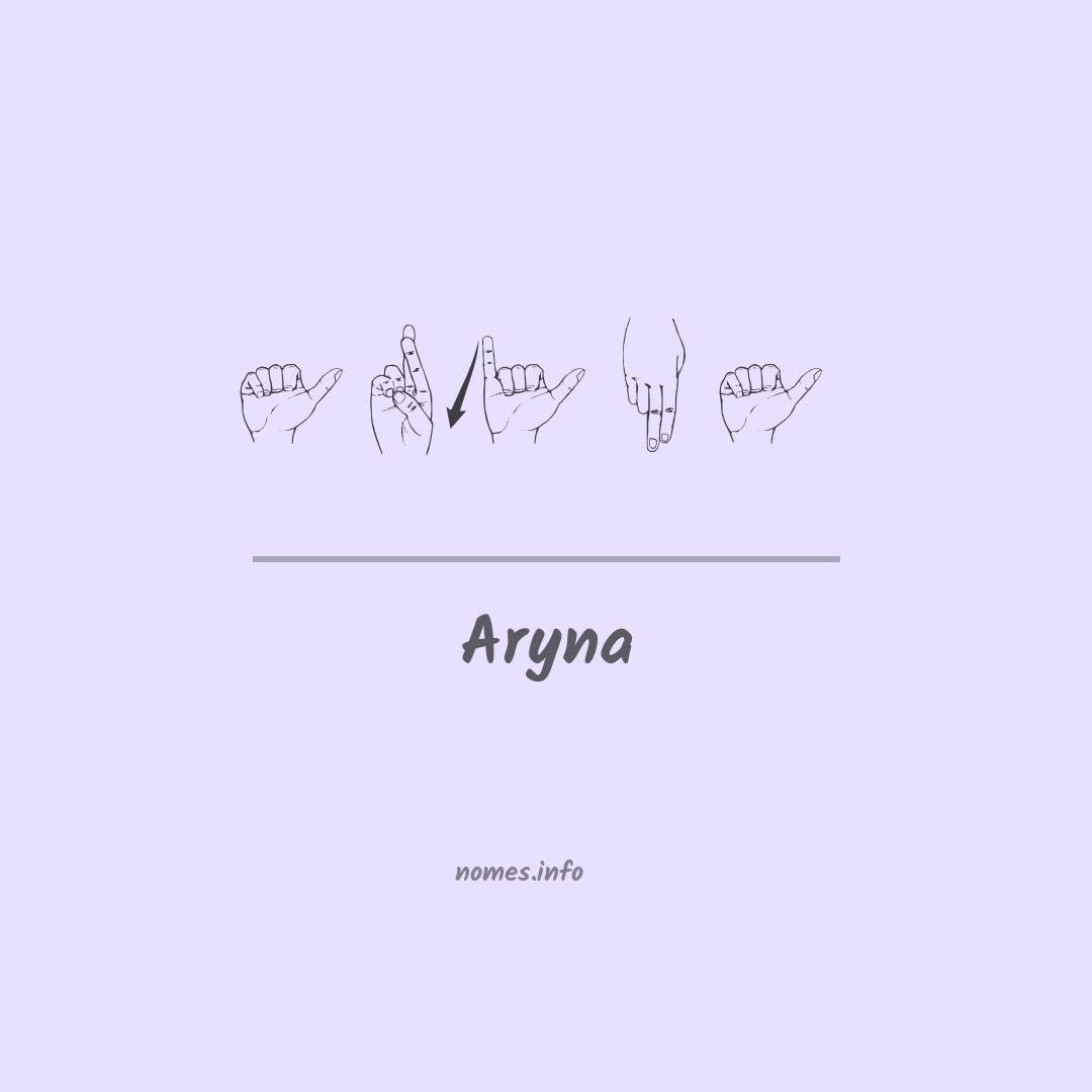 Aryna em Libras