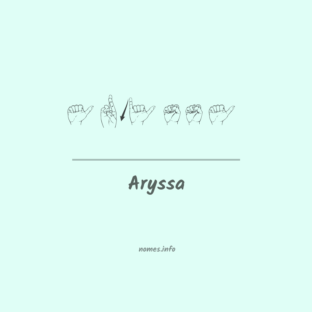 Aryssa em Libras