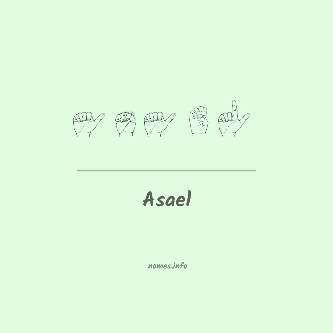 Asael em Libras