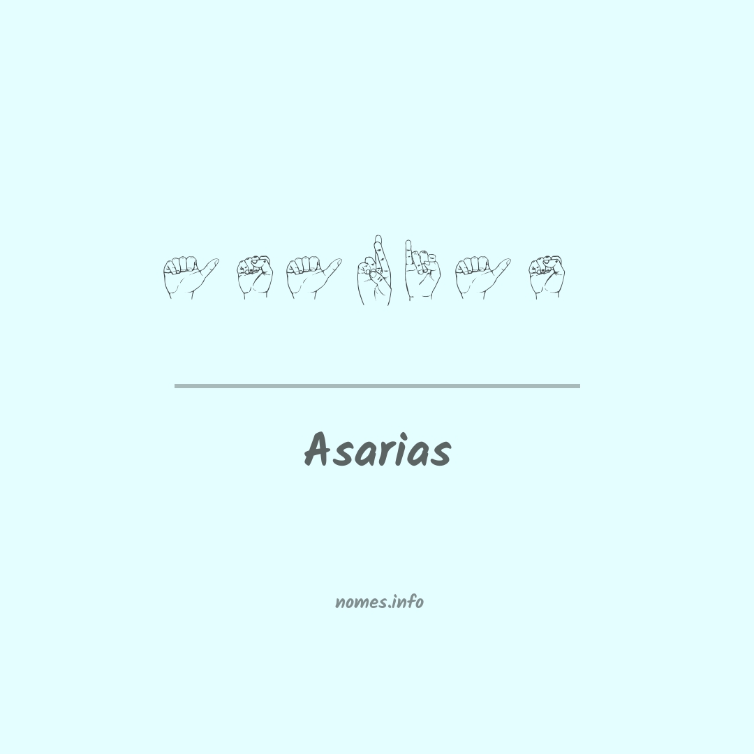 Asarias em Libras