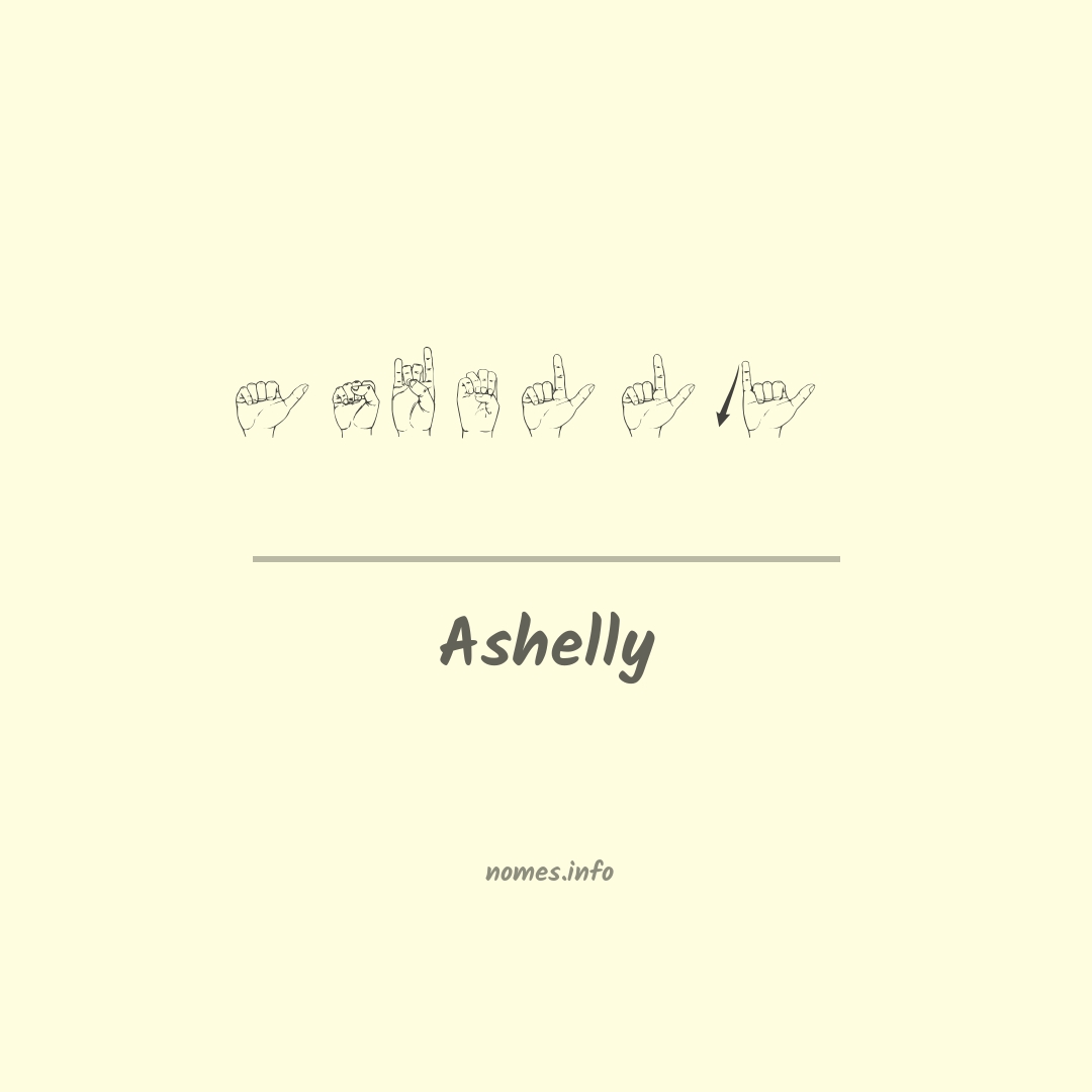 Ashelly em Libras