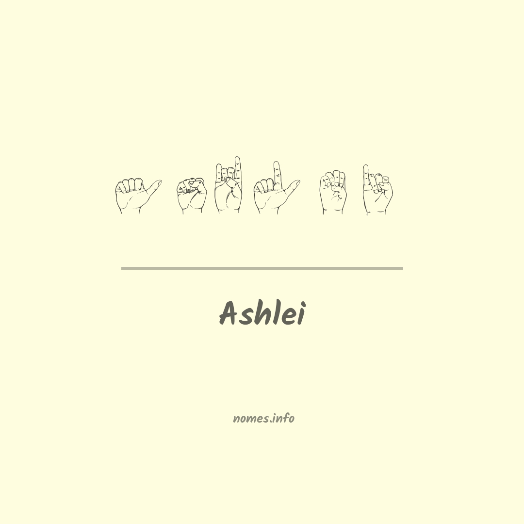 Ashlei em Libras