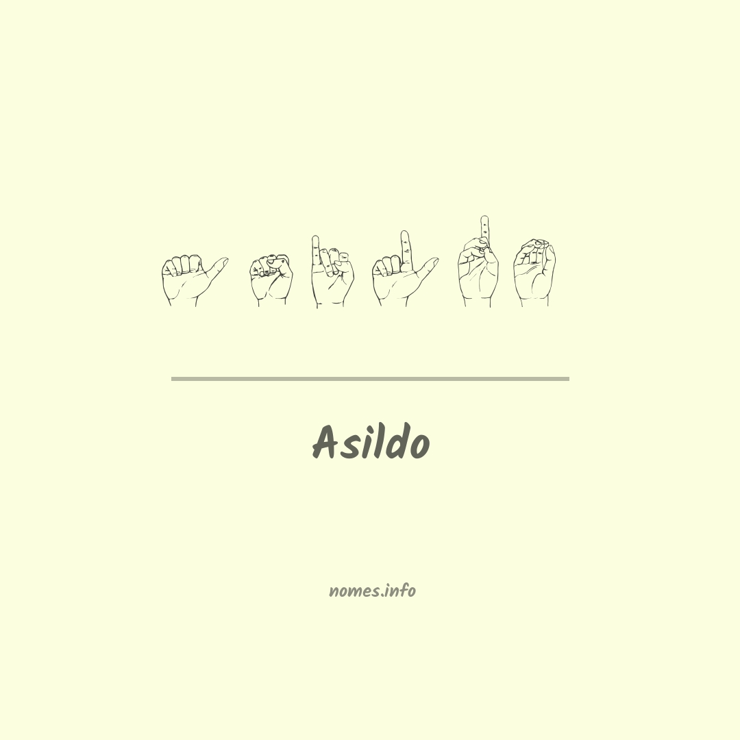 Asildo em Libras
