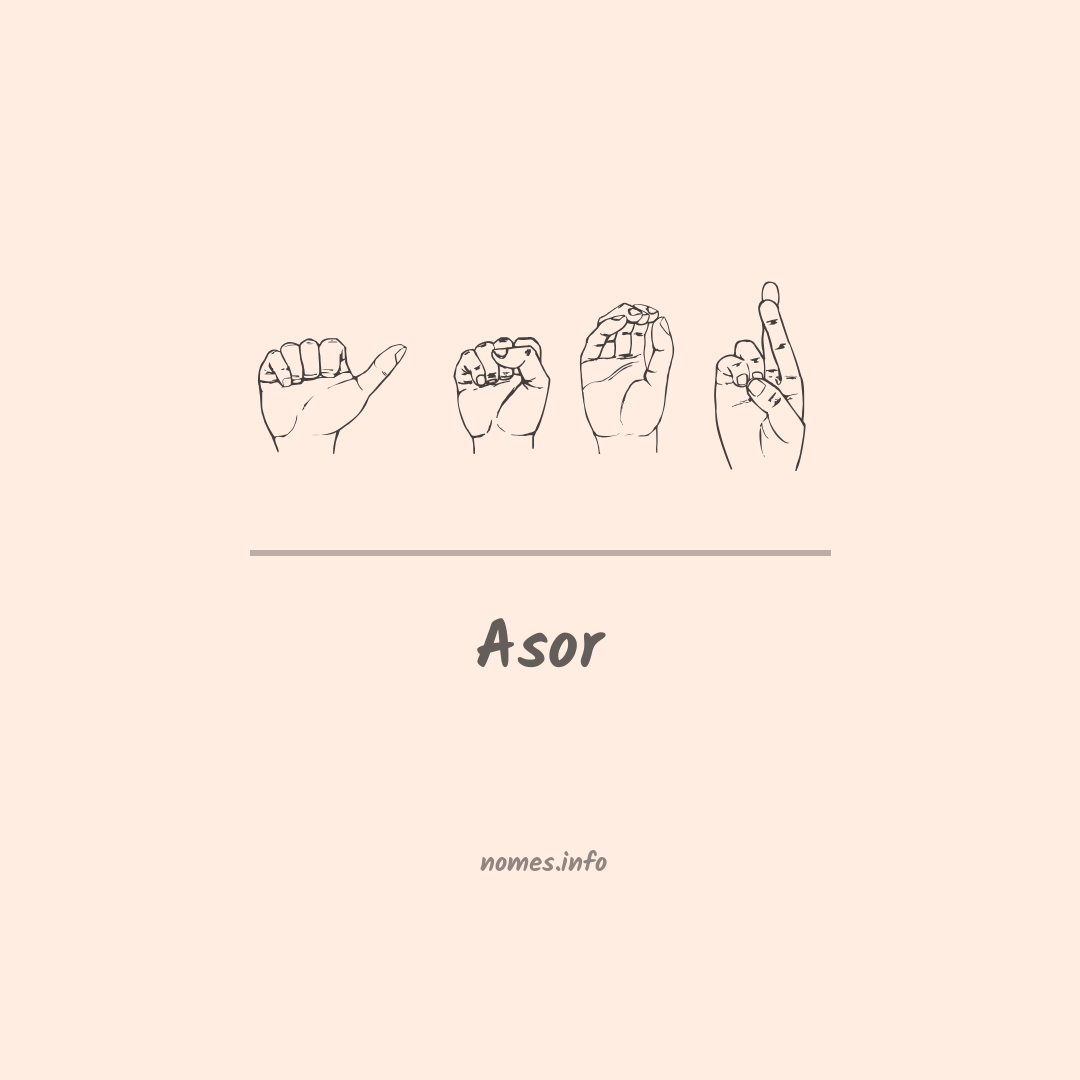 Asor em Libras