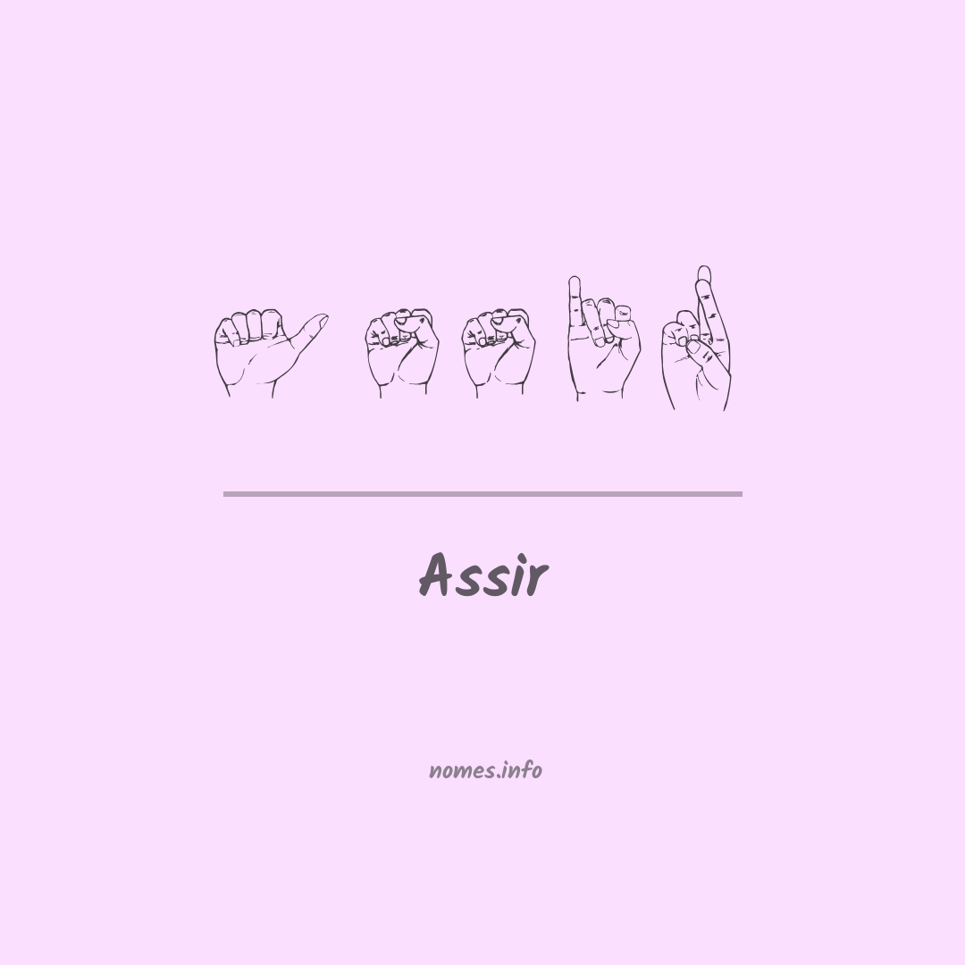 Assir em Libras