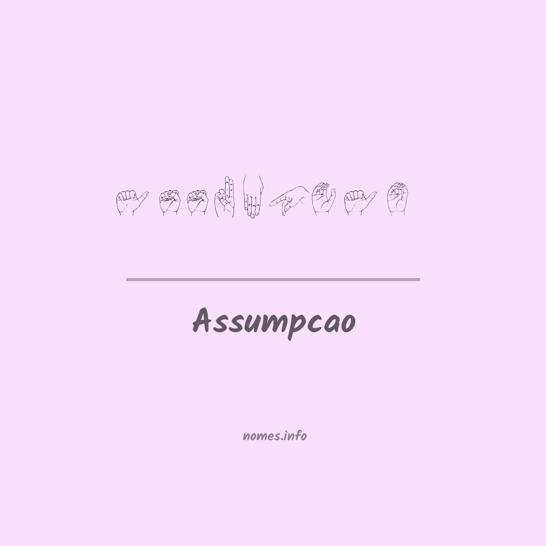 Assumpcao em Libras