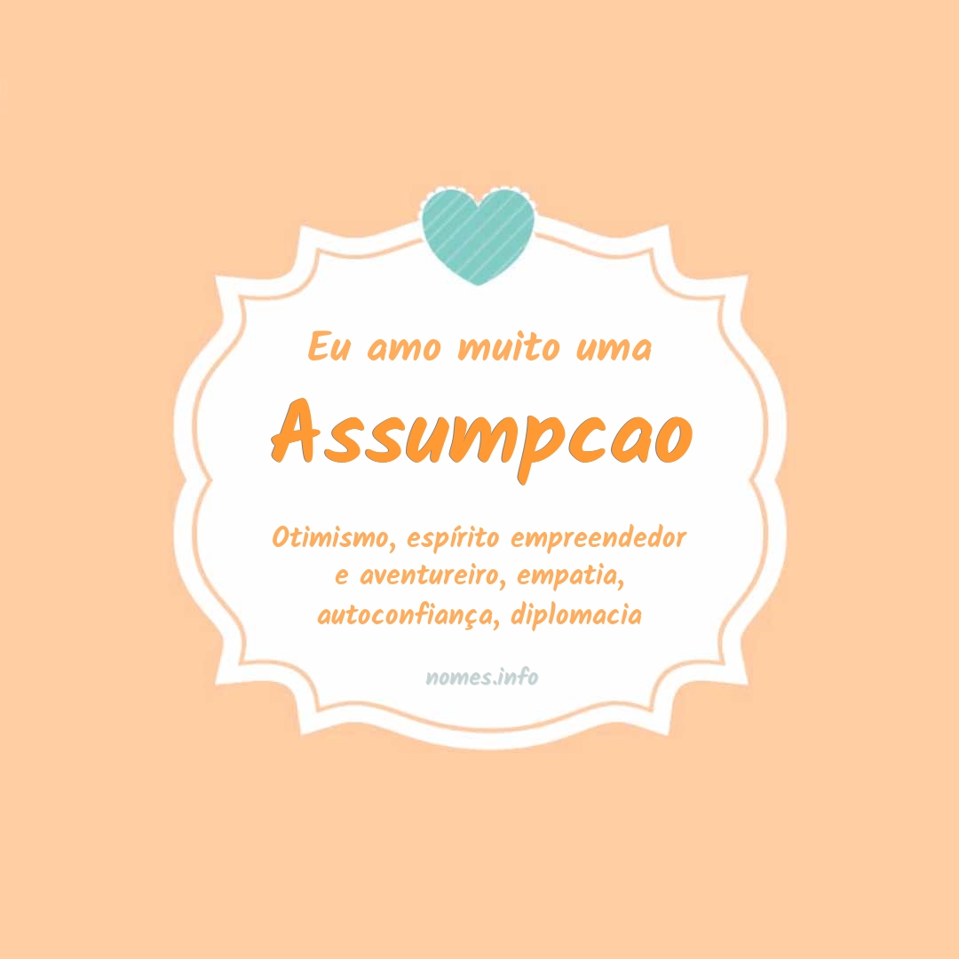 Eu amo muito Assumpcao
