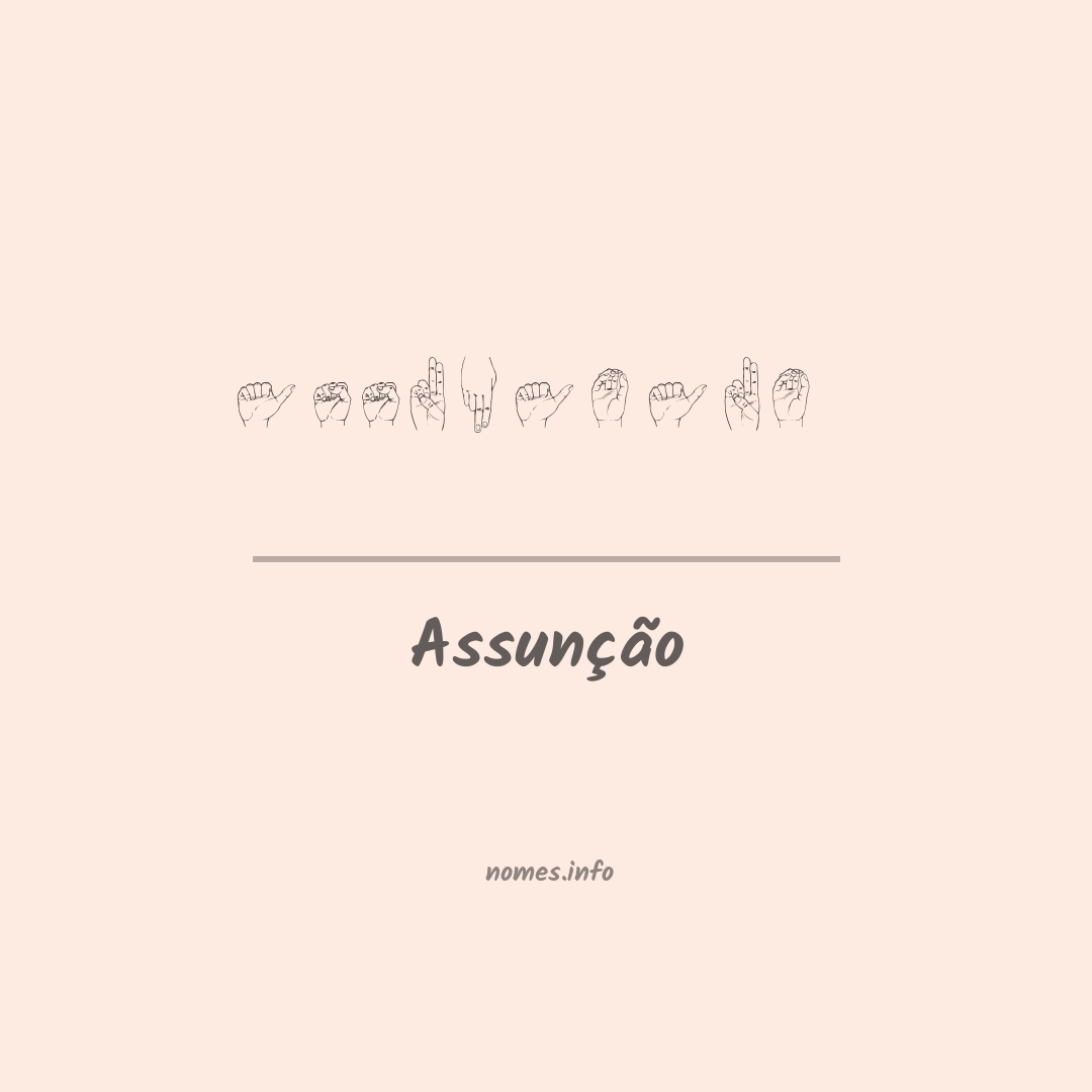 Assunção em Libras