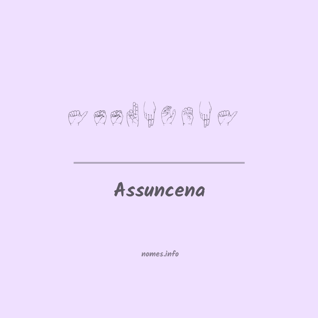 Assuncena em Libras