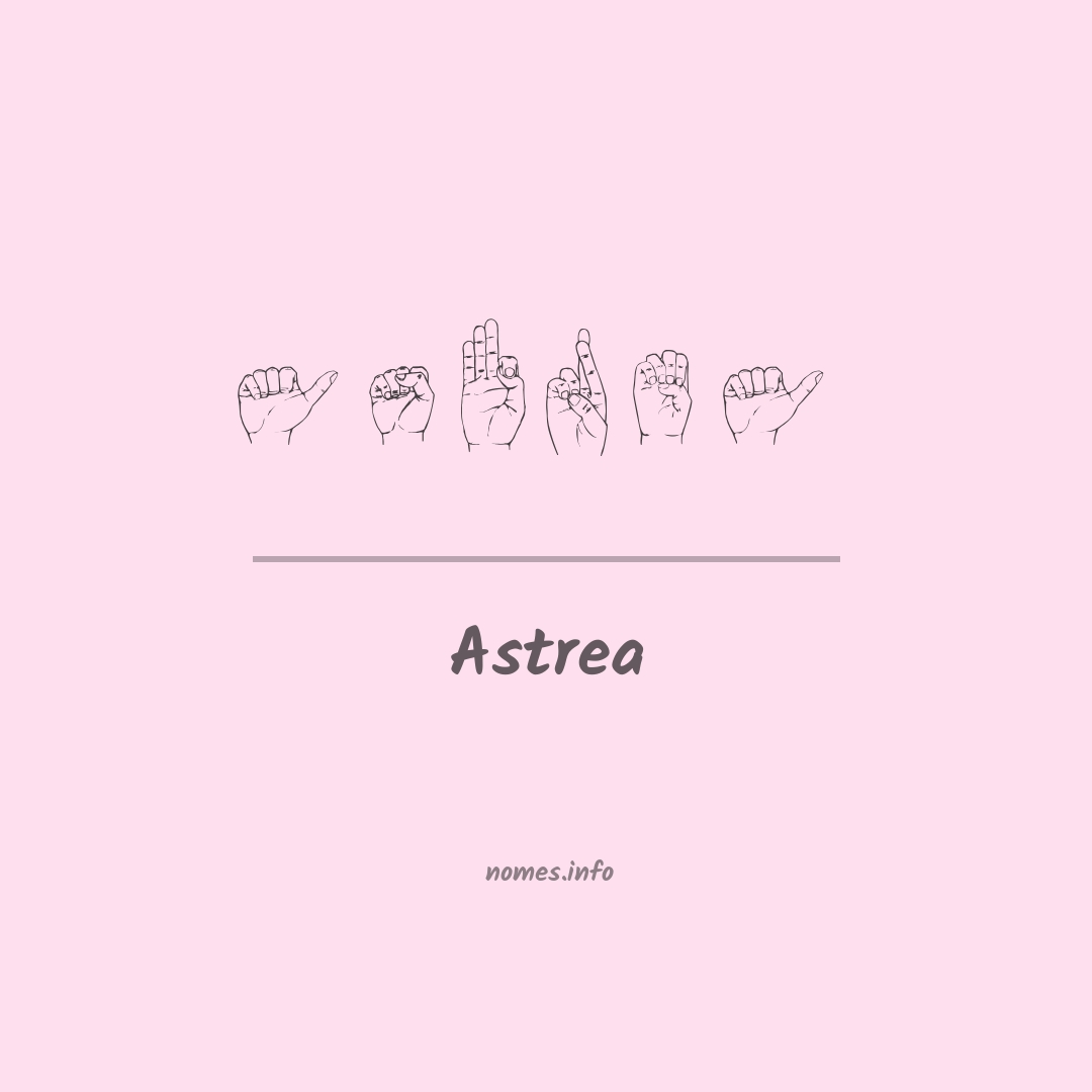 Astrea em Libras