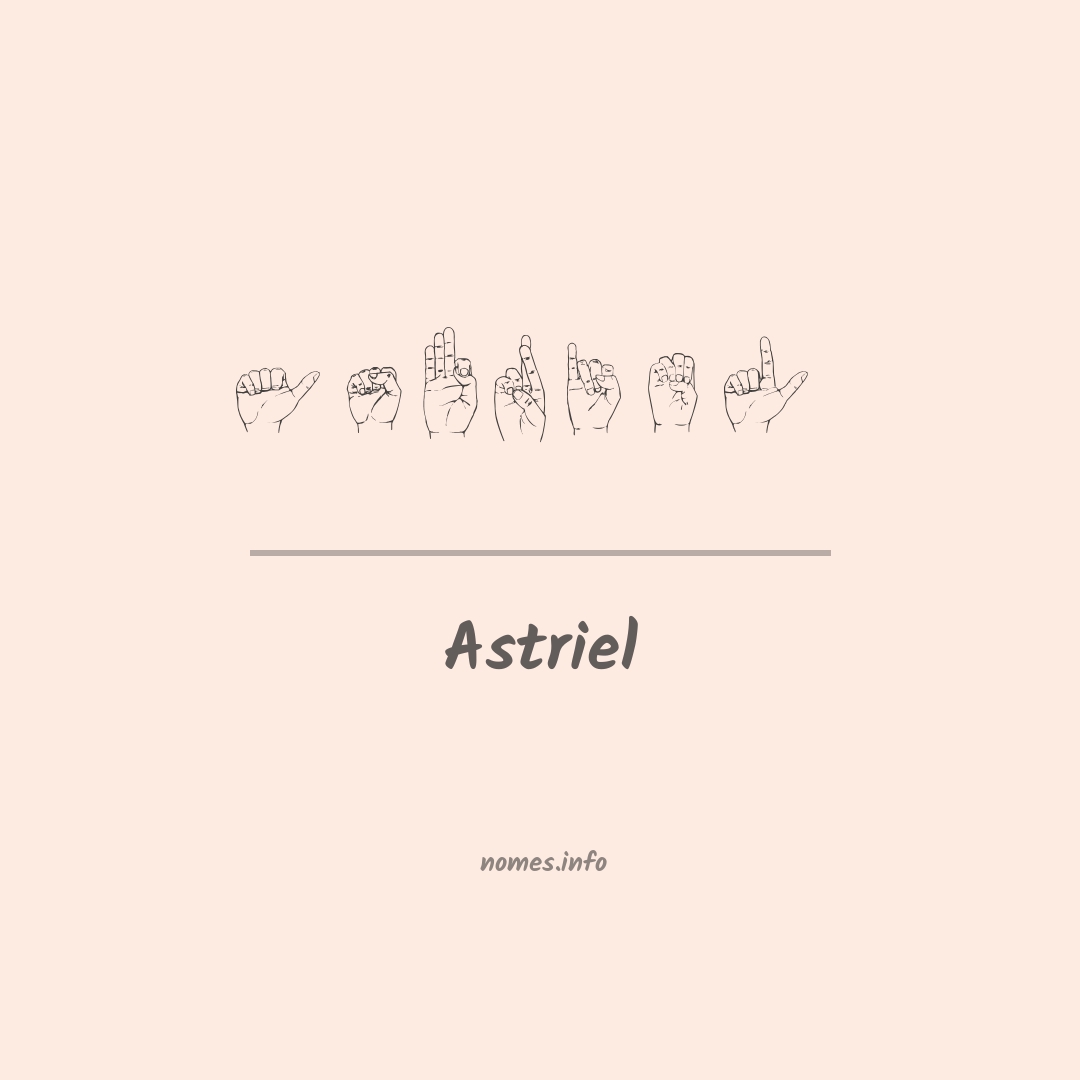 Astriel em Libras