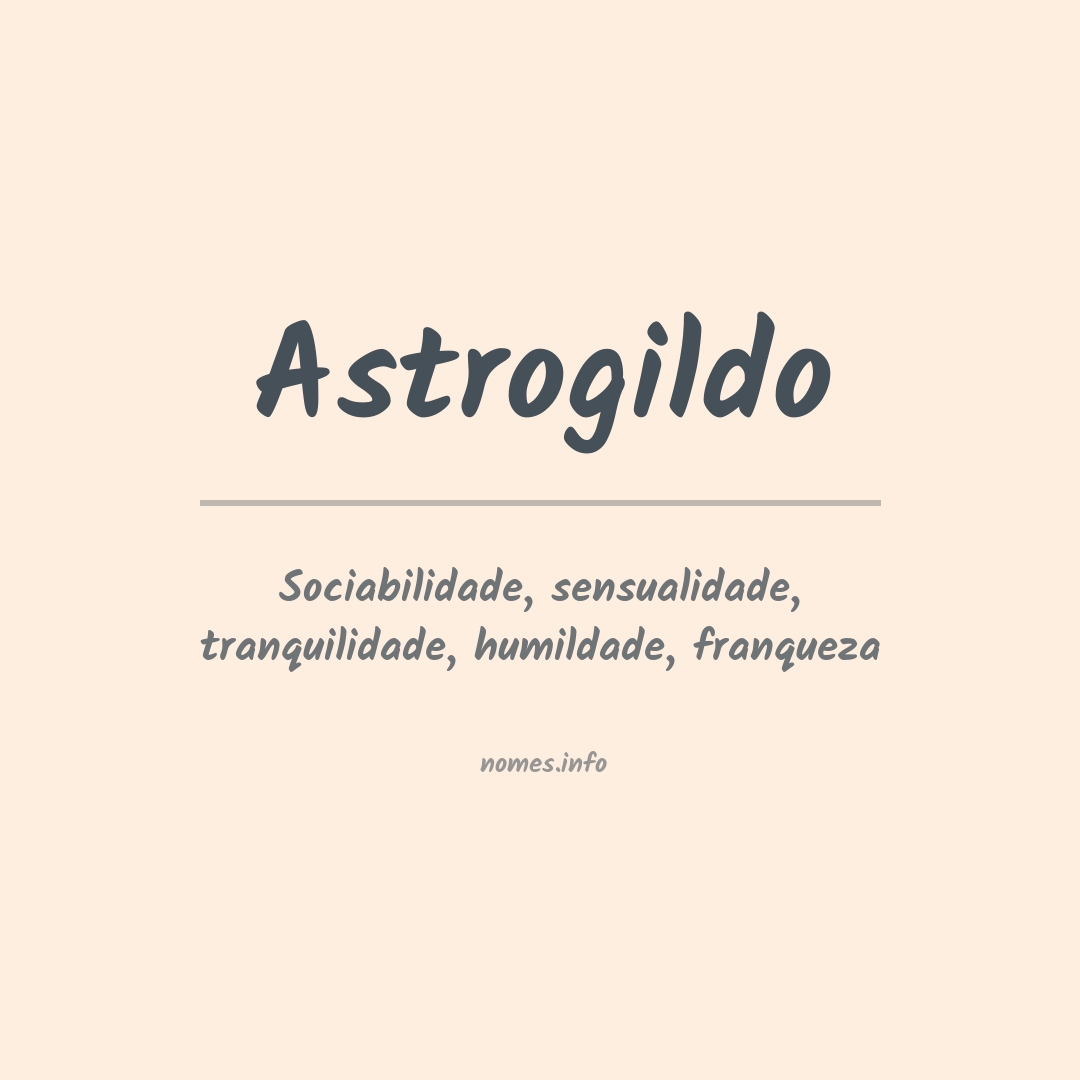 Significado do nome Astrogildo