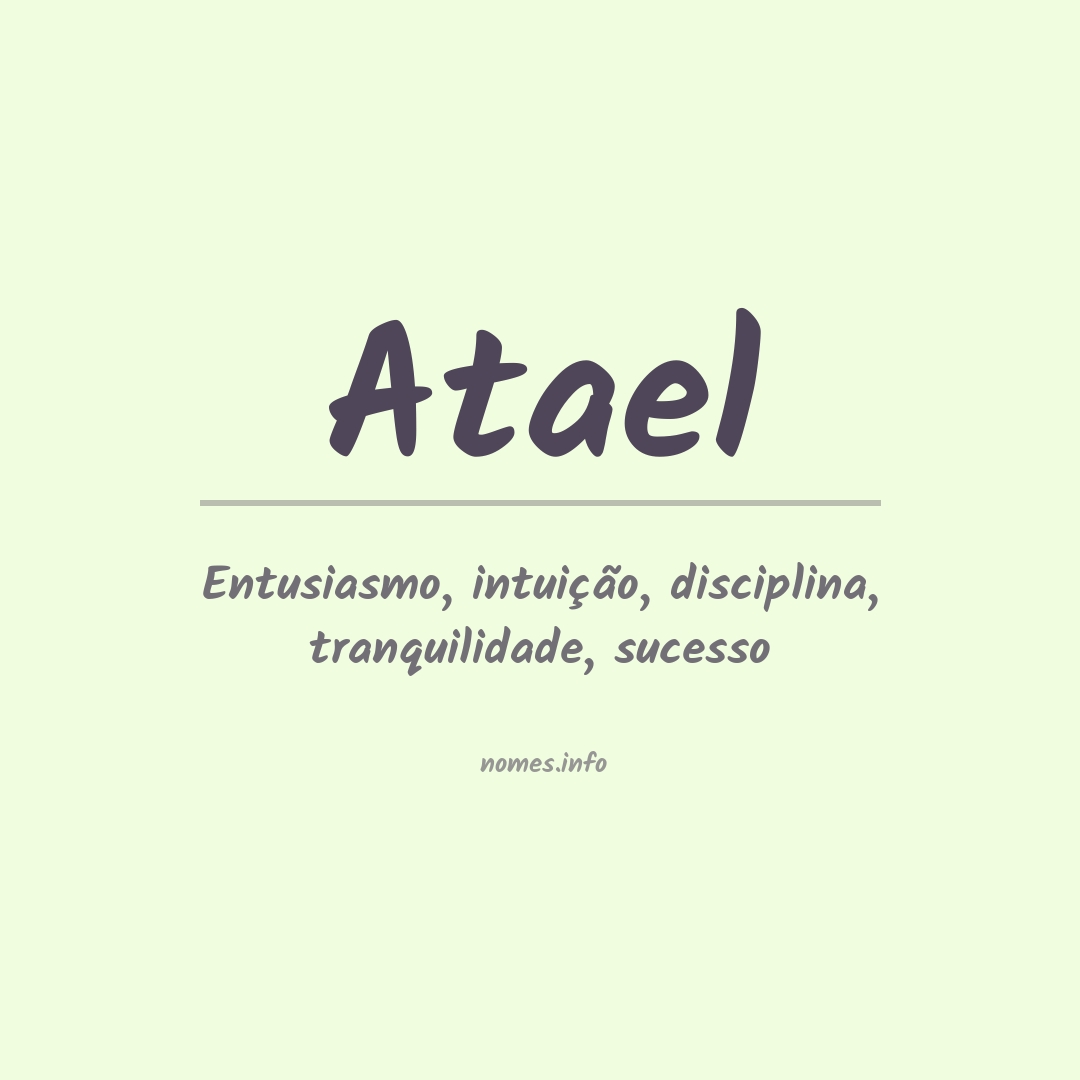 Significado do nome Atael