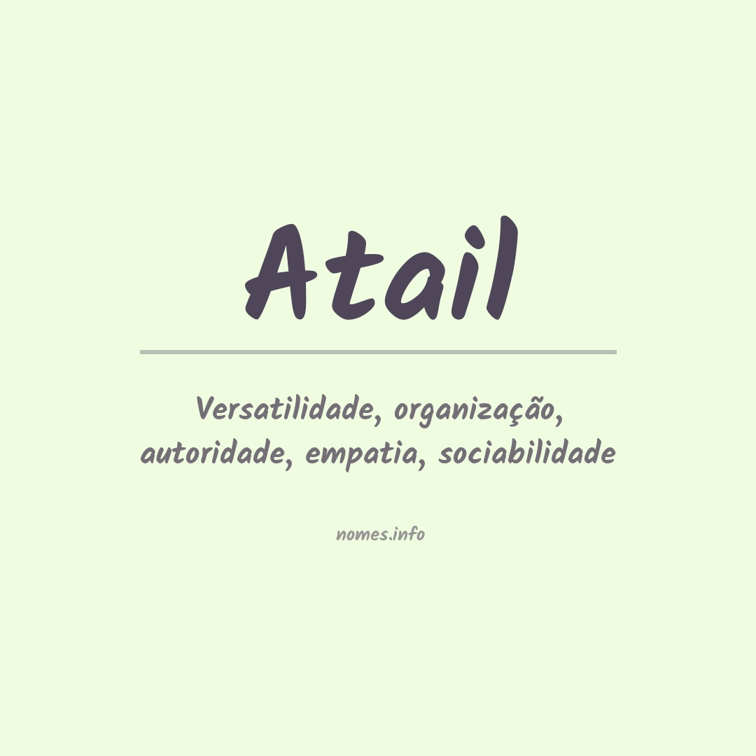 Significado do nome Atail