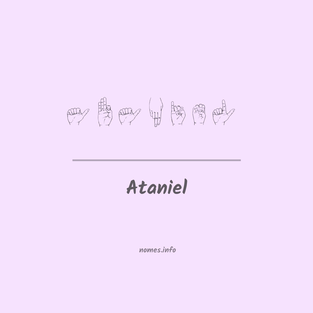 Ataniel em Libras