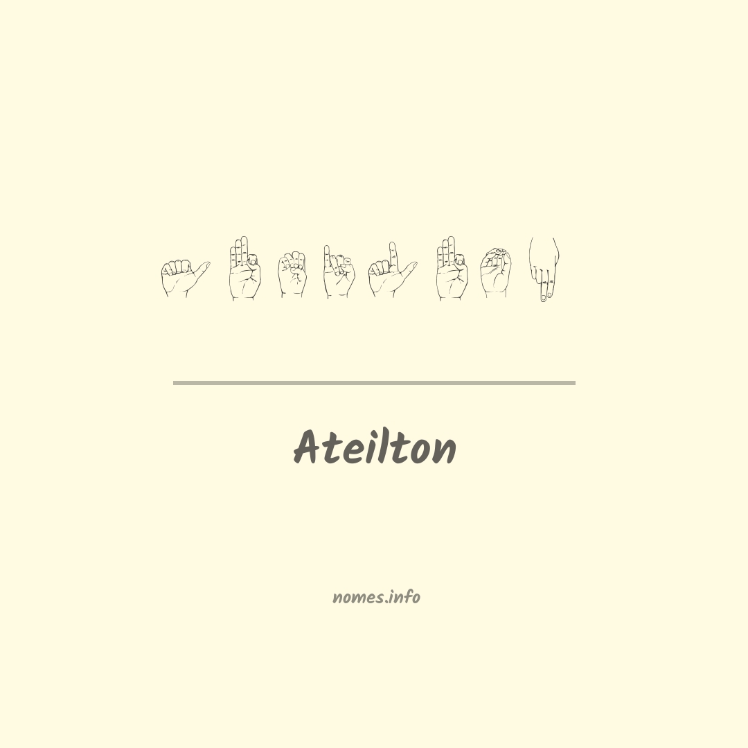 Ateilton em Libras