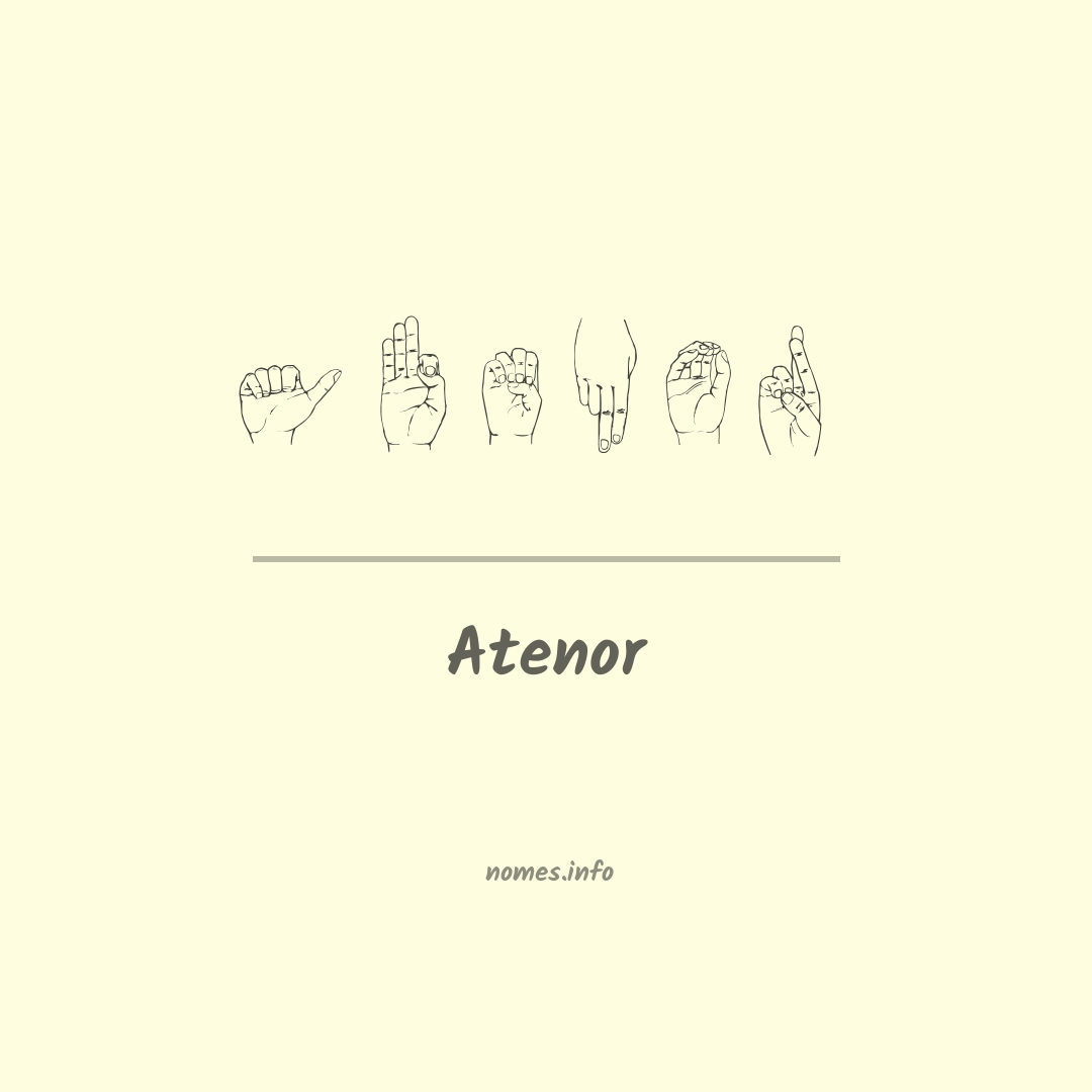 Atenor em Libras