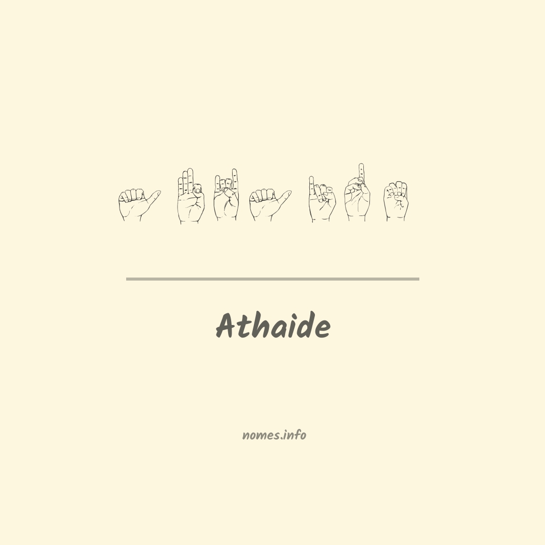 Athaide em Libras