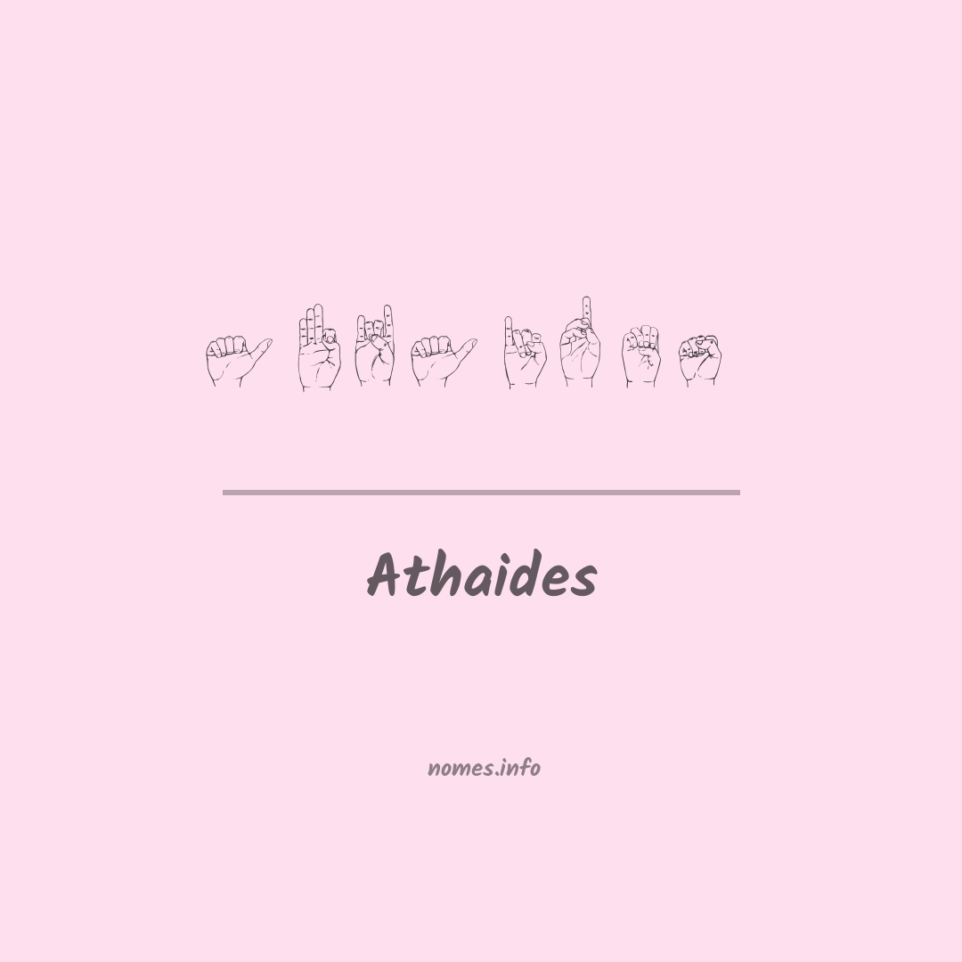 Athaides em Libras