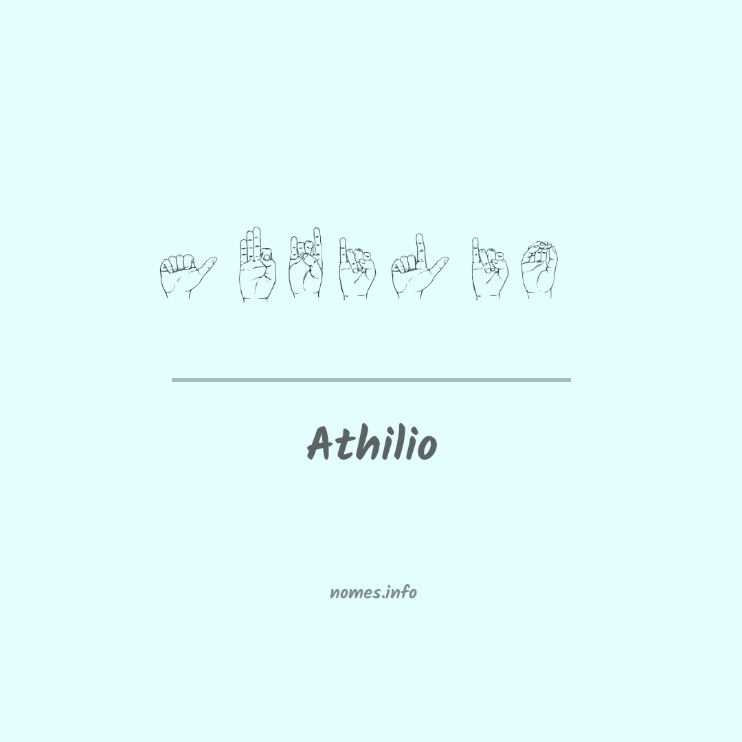 Athilio em Libras