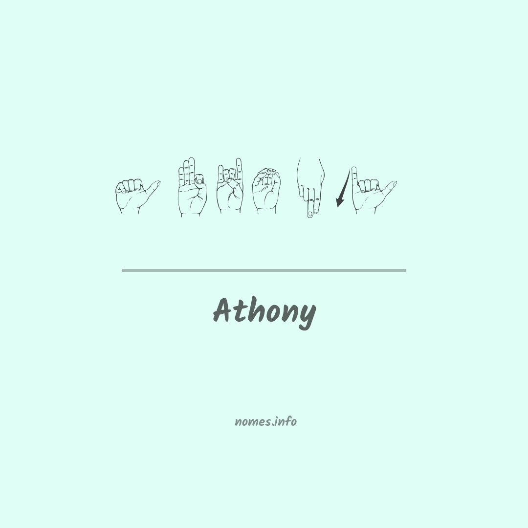 Athony em Libras