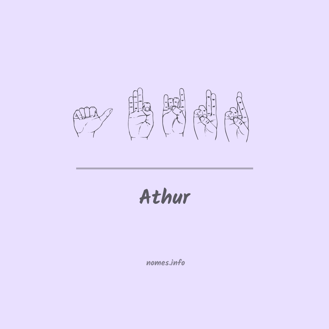 Athur em Libras
