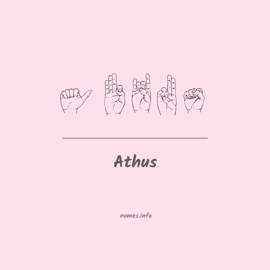 Athus em Libras