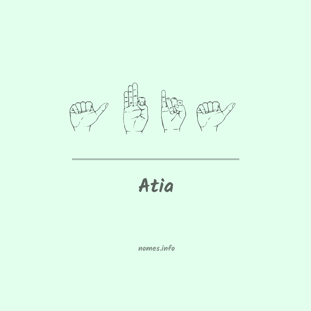 Atia em Libras