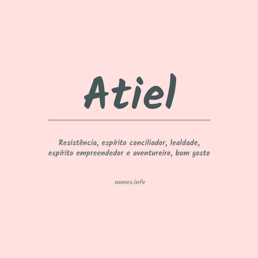 Significado do nome Atiel