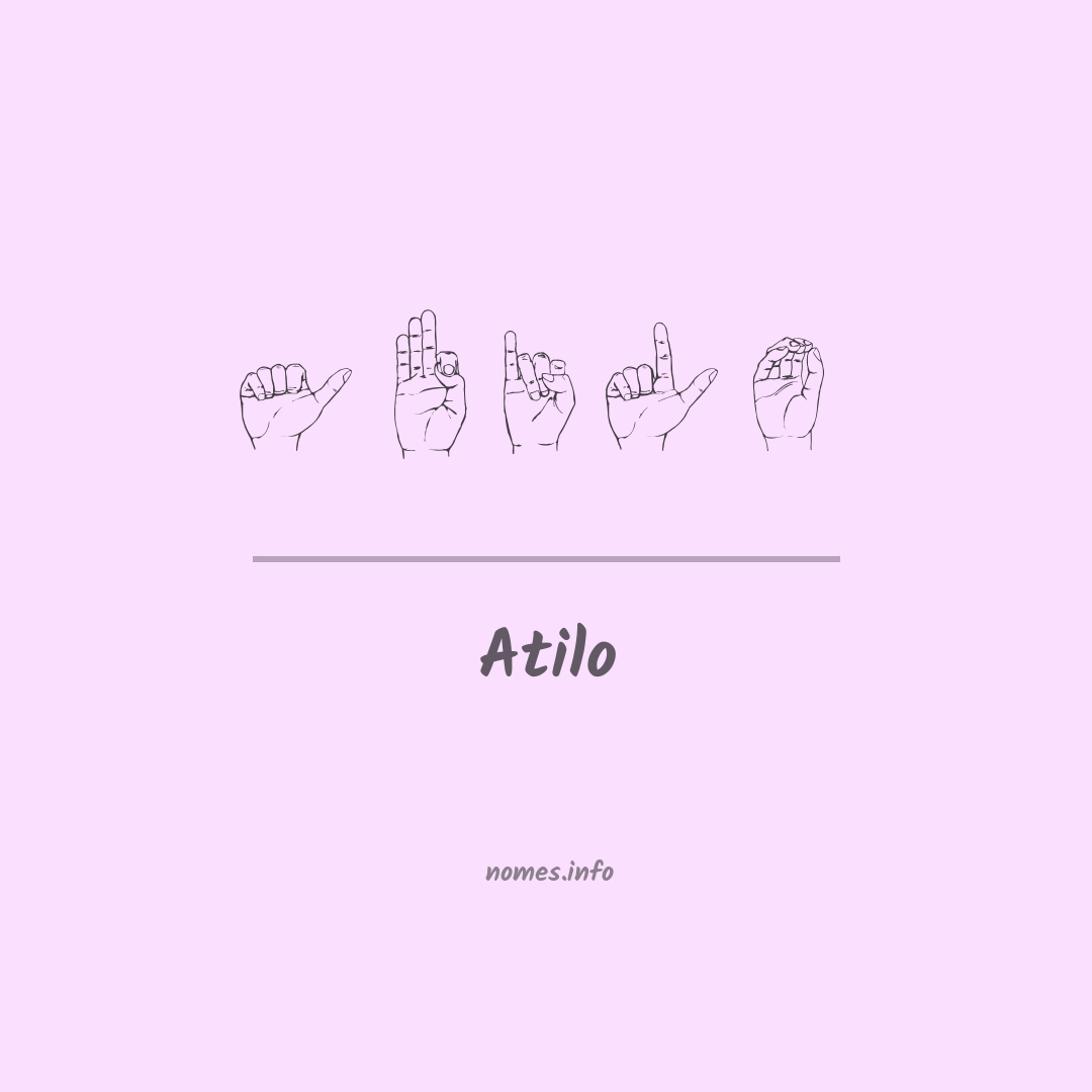 Atilo em Libras